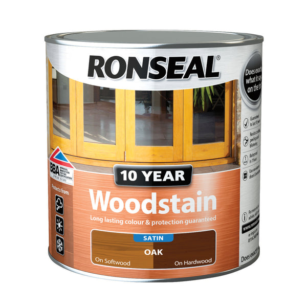 Ronseal 10 Year Exterior Woodstain - All Colours - All Sizes