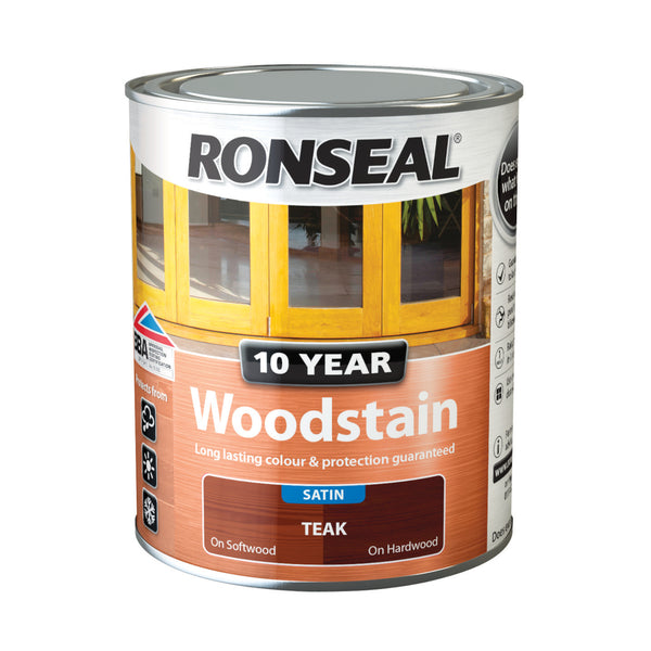 Ronseal 10 Year Exterior Woodstain - All Colours - All Sizes