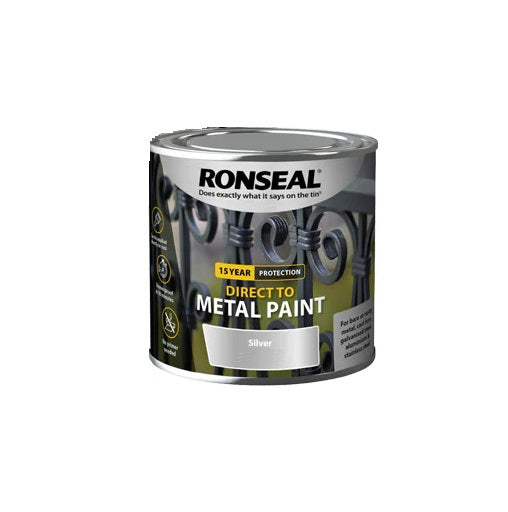 Ronseal 15 Year Protection Direct to Metal Paint - All Colours - All Sizes