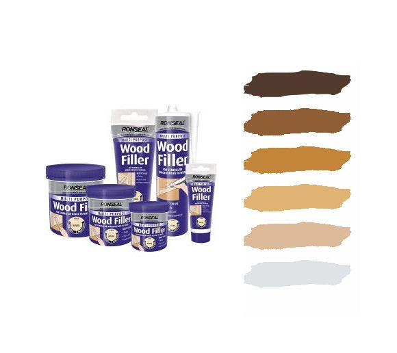 Ronseal Multi Purpose Wood Filler - All Colours - All Sizes