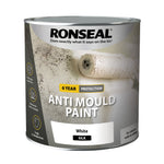 Ronseal 6 Year Anti Mould Paint - White - Matt or Silk - All Sizes