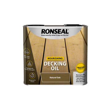 Ronseal Nourishing Decking Oil - All Colours - All Sizes