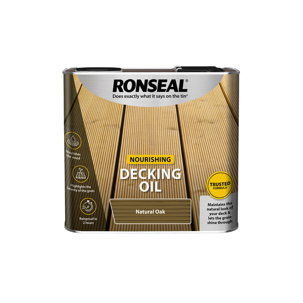 Ronseal Nourishing Decking Oil - All Colours - All Sizes