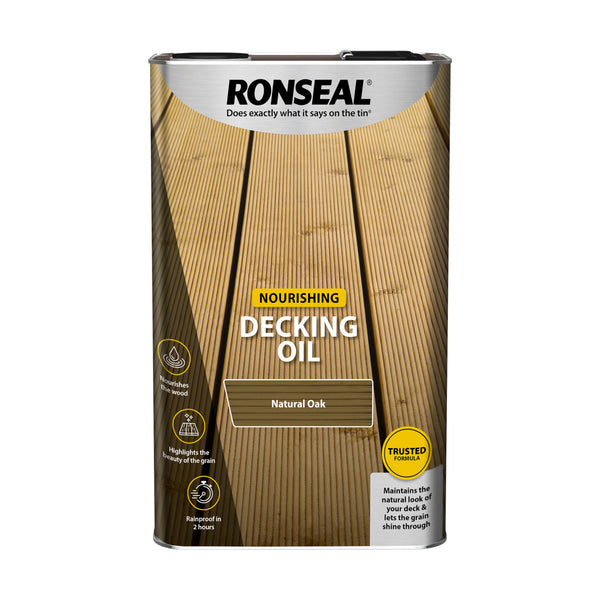 Ronseal Nourishing Decking Oil - All Colours - All Sizes