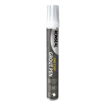Ronseal One Coat Grout Pen Brilliant White - 15ml