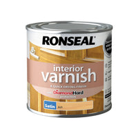 Ronseal Diamond Hard Interior Wood Varnish - All Colours Finishes and Sizes