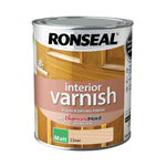 Ronseal Diamond Hard Interior Wood Varnish - All Colours Finishes and Sizes