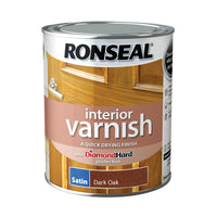 Ronseal Diamond Hard Interior Wood Varnish - All Colours Finishes and Sizes