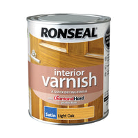 Ronseal Diamond Hard Interior Wood Varnish - All Colours Finishes and Sizes