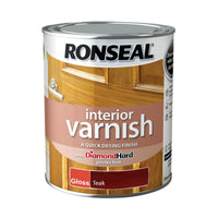 Ronseal Diamond Hard Interior Wood Varnish - All Colours Finishes and Sizes