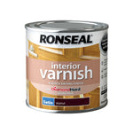 Ronseal Diamond Hard Interior Wood Varnish - All Colours Finishes and Sizes