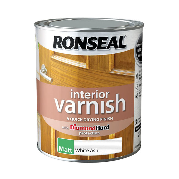 Ronseal Diamond Hard Interior Wood Varnish - All Colours Finishes and Sizes