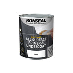 Ronseal One Coat All Surface Primer and Undercoat - White - All Sizes