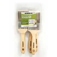 Ronseal Precision Finish Brush - All Sizes and Set of 5