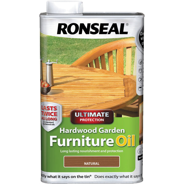 Ronseal Ultimate Protection Hardwood Furniture Oil - All Sizes - All Colours
