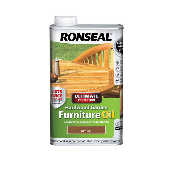 Ronseal Ultimate Protection Hardwood Furniture Oil - All Sizes - All Colours