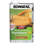 Ronseal Ultimate Protection Hardwood Furniture Oil - All Sizes - All Colours