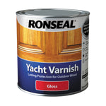 Ronseal Exterior Yacht Wood Varnish - Gloss or Satin - All Sizes
