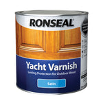 Ronseal Exterior Yacht Wood Varnish - Gloss or Satin - All Sizes