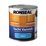 Ronseal Exterior Yacht Wood Varnish - Gloss or Satin - All Sizes