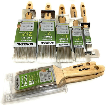 Ronseal Precision Finish Brush - All Sizes and Set of 5