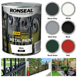 Ronseal 15 Year Protection Direct to Metal Paint - All Colours - All Sizes