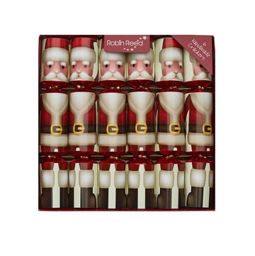 Robin Reed Christmas Crackers - Farther Christmas with Gift - 12 Inch - 12 Pack