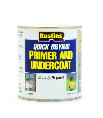 Rustins Primer Undercoat - Grey or White - All Sizes