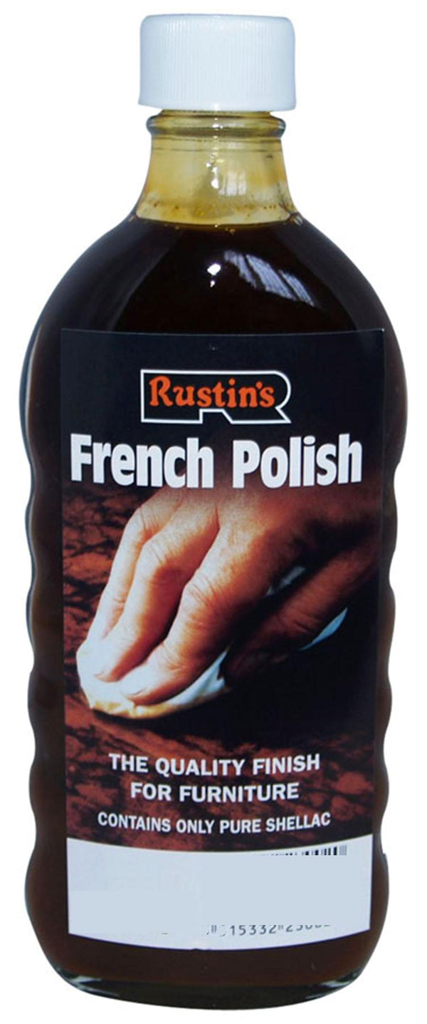 Rustins French Polish Suitable for French Polishing All Light and Dark Wood