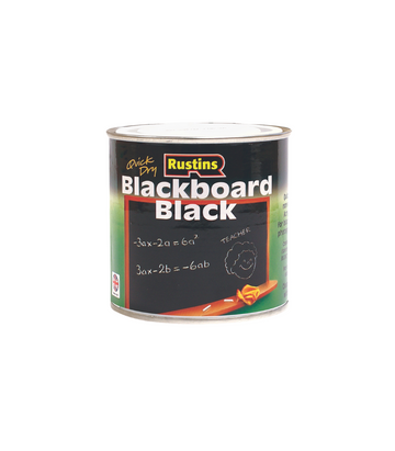Rustins Quick Drying Blackboard Black Paint - All Sizes