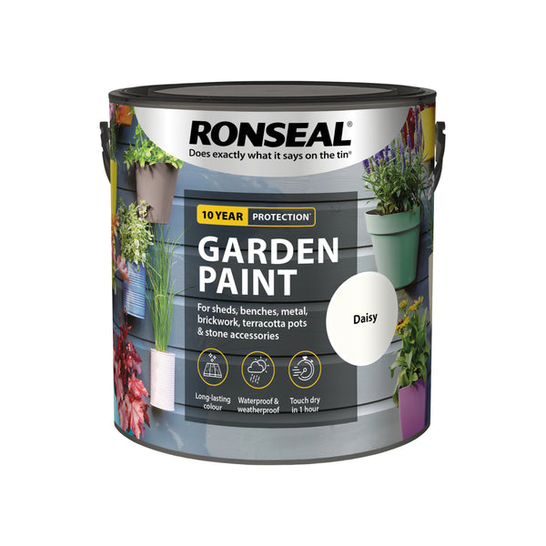 Ronseal Outdoor Garden Paint - For Exterior Wood Metal Stone Brick - All Colours