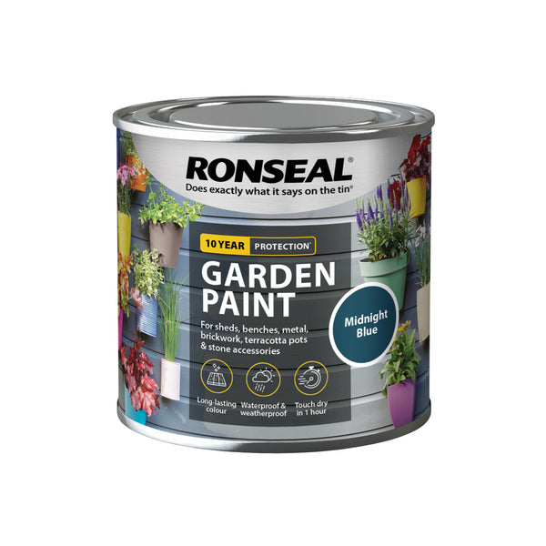 Ronseal Outdoor Garden Paint - For Exterior Wood Metal Stone Brick - All Colours