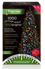 Multi Action Treebrights Led Christmas Timer Lights - Various Sizes & Colours