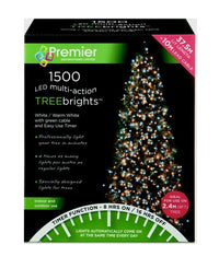 Multi Action Treebrights Led Christmas Timer Lights - Various Sizes & Colours