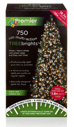 Multi Action Treebrights Led Christmas Timer Lights - Various Sizes & Colours