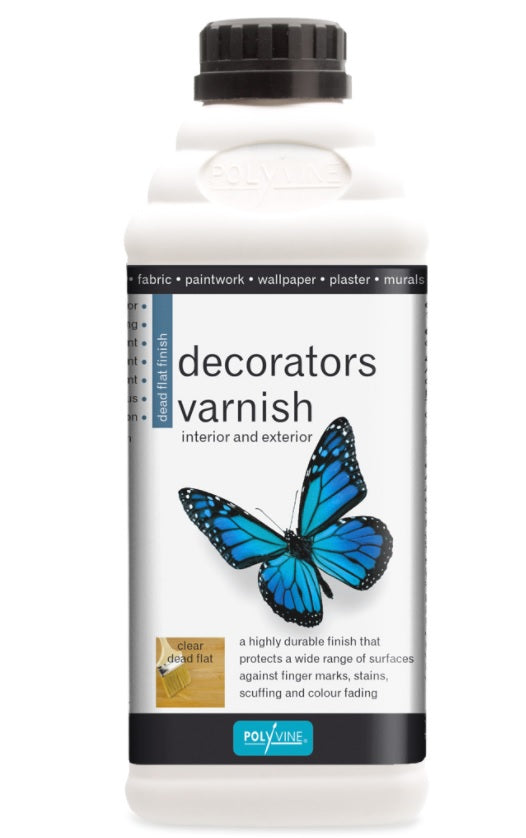 Polyvine Decorators Varnish Available in Gloss, Satin, Dead Flat