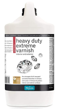 Polyvine Heavy Duty Extreme Varnish Available in Satin and Dead Flat