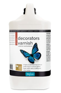 Polyvine Decorators Varnish Available in Gloss, Satin, Dead Flat