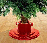 Garland 4 inch / 5 inch Plastic Christmas Tree Stand - Red or Green