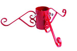 Garland 5 inch Metal Christmas Tree Sparkle Stand - Green, Red, Gold or Black